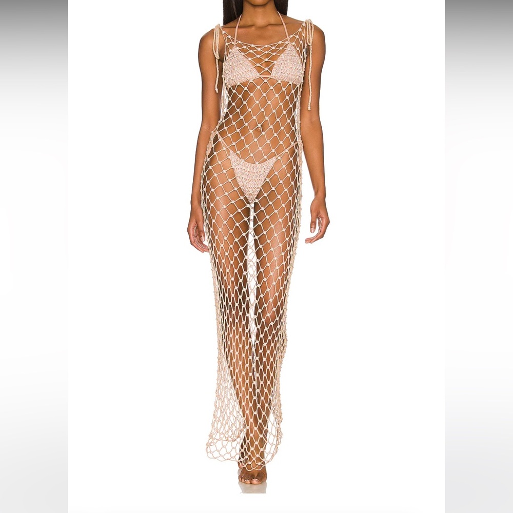Siren pearl midi dress Tularosa